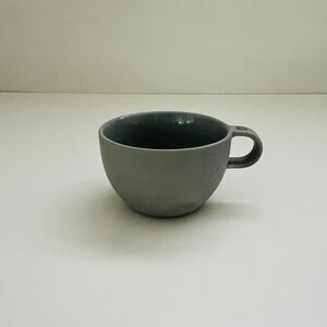 NESPRESSO Big Game Medium Matte Dark Gray Cappuccino Coffee Mug Cup D2450